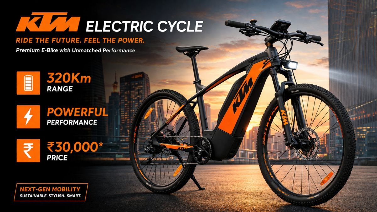 KTM Electric Cycle – 320Km Range, Powerful Performance & ₹30K Price Premium E-Bike