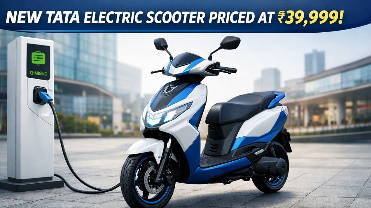 New Tata Electric Scooter Priced at ₹39,999: Features 1500W Motor & Quick Charging