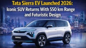 Tata Sierra EV Launched 2026: Iconic SUV Returns With 550 km Range and Futuristic Design