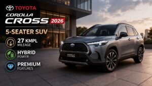 Toyota Corolla Cross 2026: 5-Seater SUV with 27 kmpl Mileage, Hybrid Power & Premium Features
