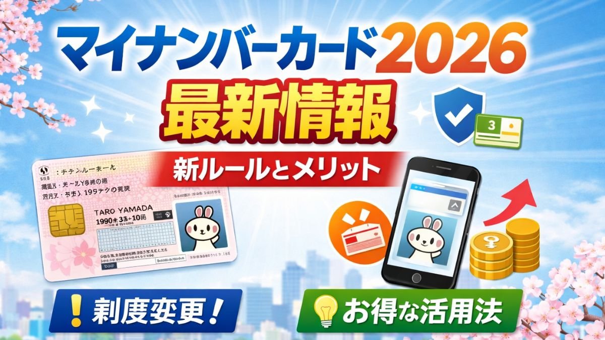 マイナンバーカード2026最新情報｜新ルールとメリット
