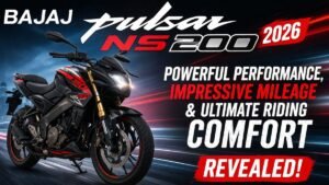 Bajaj Pulsar NS200 2026 – Powerful Performance, Impressive Mileage & Ultimate Riding Comfort Revealed!