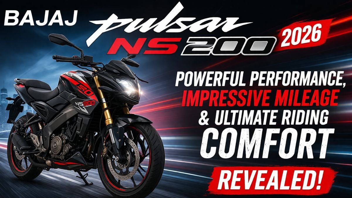 Bajaj Pulsar NS200 2026 – Powerful Performance, Impressive Mileage & Ultimate Riding Comfort Revealed!