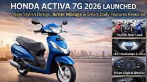 Honda Activa 7G 2026 Launched: New Stylish Design, Better Mileage & Smart Daily Features Revealed