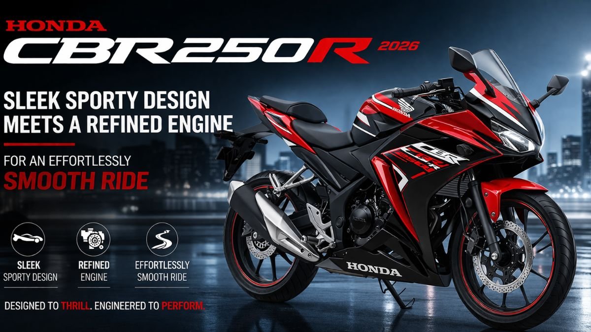 Honda CBR250R 2026 – Sleek Sporty Design Meets a Refined Engine for an Effortlessly Smooth Ride