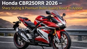 Honda CBR250RR 2026 – Sharp Styling & Premium Build Quality Boost Its Appeal