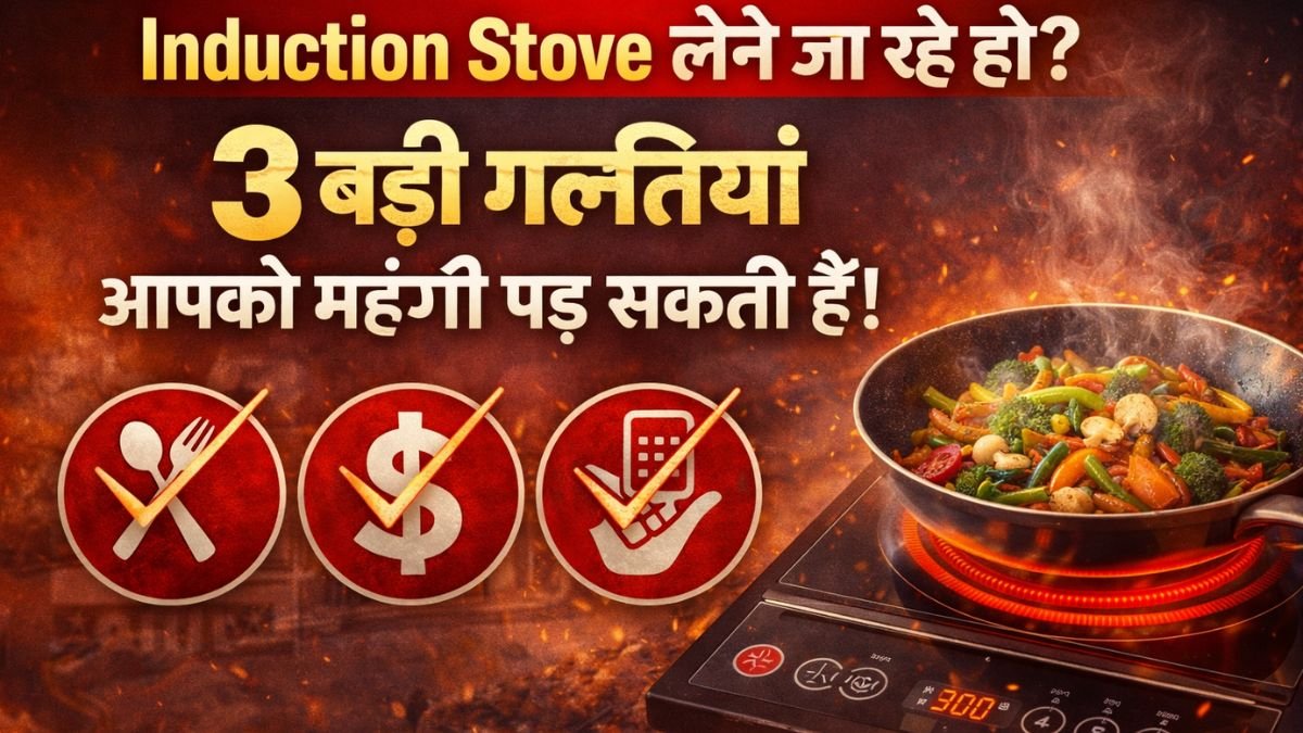 Induction Stove लेने जा रहे हो? ये 3 बड़ी गलतियां आपको महंगी पड़ सकती हैं!