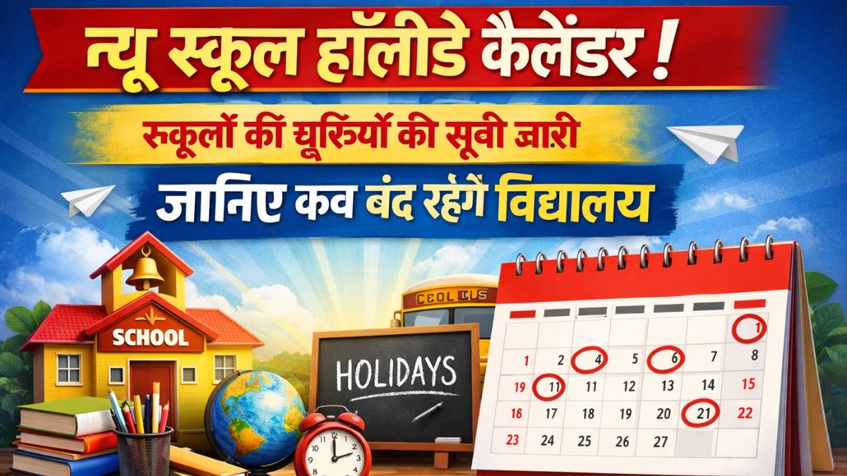 New School Holiday Calendar: स्कूलों की छुट्टियों की सूची जारी, जानिए कब बंद रहेंगे विद्यालय